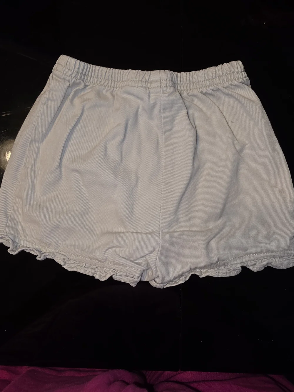 Circo Cream Elastic Waist Shorts with Logo Tag